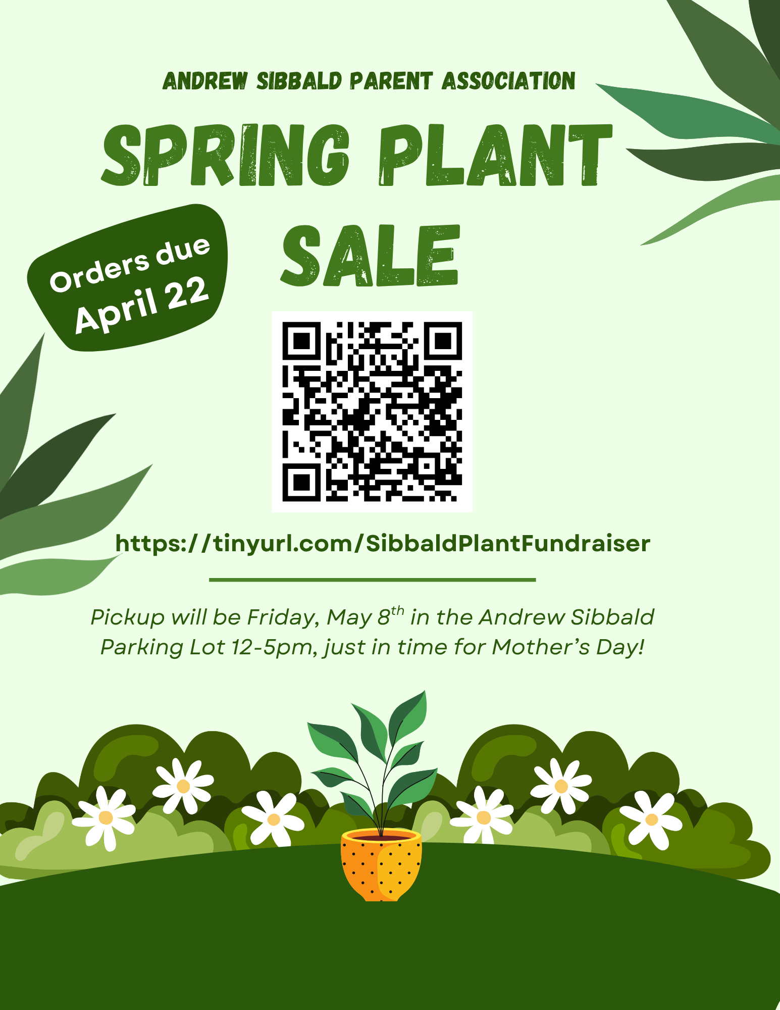 spring plant fundraiser